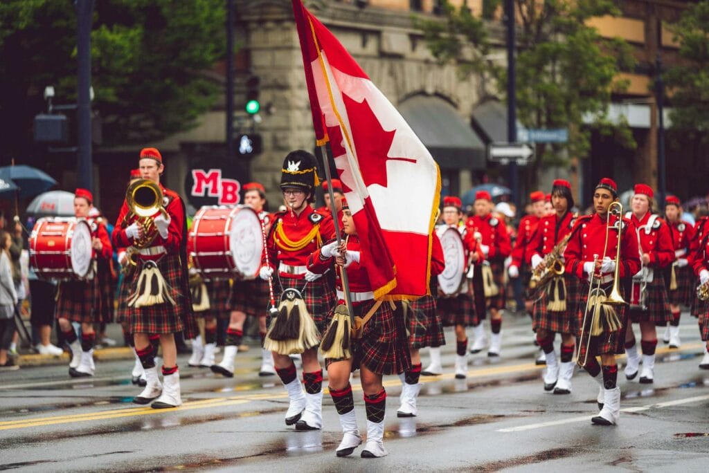 parade of people