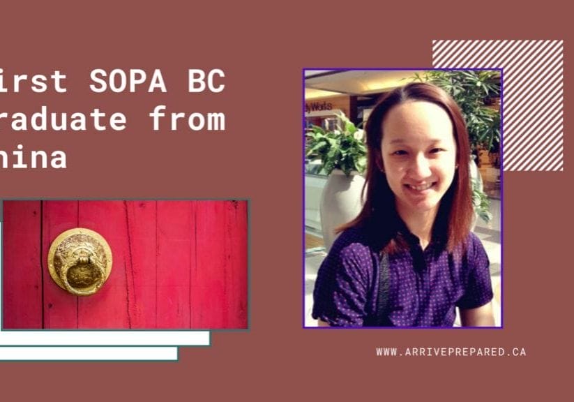 First SOPA BC Graduate from China First SOPA BC Graduate from China